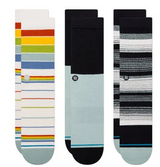 BADWATER CREW 3 PACK STANCE SOCKS