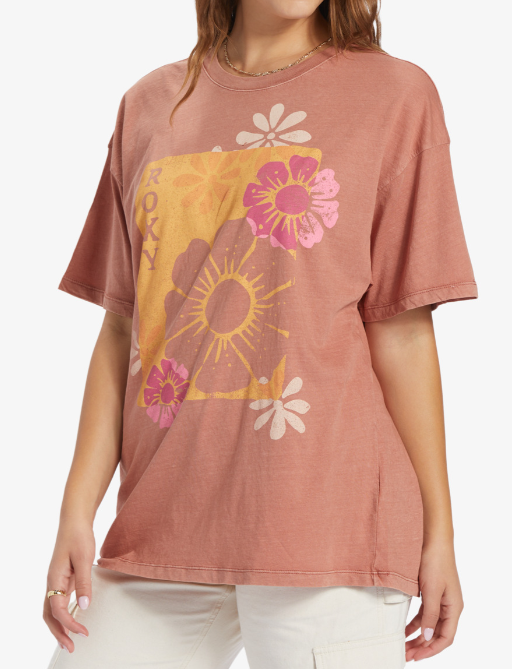ROXY FLORALS OVERSIZED TEE