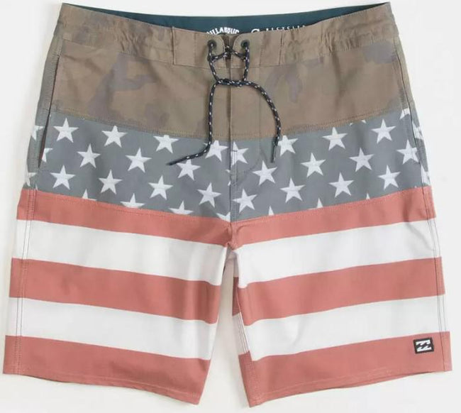 MENS BILLABONG STARS AND STRIPES BOARDSHORTS