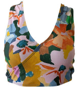 MABLE SWITCH V CROP SWIM TOP
