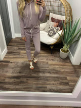 LAVENDER HOODED TOP