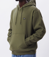 MENS OLIVE OBEY MINI BOX HOODIE