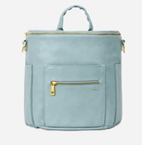 DUSTY BLUE MINI FAWN DESIGN BAG