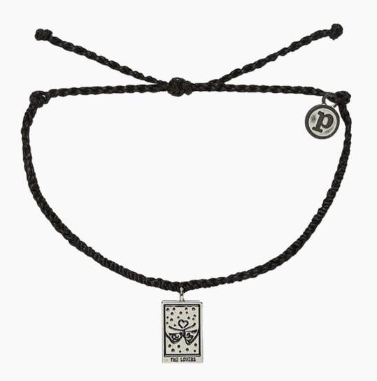 PURA VIDA BLACK LOVER TAROT BRACELET
