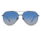 DIFF DASH GUNMETAL + BLUE GRADIENT POLARIZED