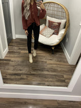 RUTHIE WINE HENLEY HOODED TOP