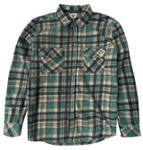 MENS VISSLA SMOKEY JADE POLAR FLANNEL