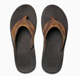 MENS REEF LEATHER FLIP FLOPS