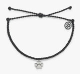 BLACK PURA VIDA PAW PRINT BRACELET