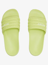 ROXY LIME SLIPPY SANDALS