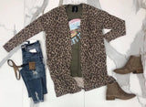 TAUPE LEOPARD CARDIGAN