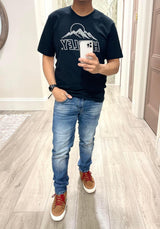 MENS HURLEY BLACK EVERETT TEE