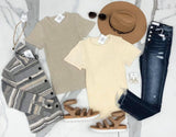 CREAM SWEATER TOP