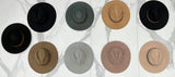 TAN WITH CHARCOAL BAND HAT