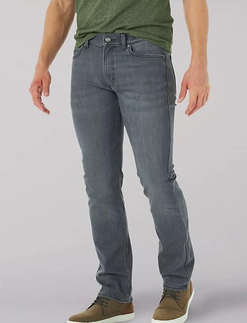LEE LEGENDARY SLIM STRAIGHT JEANS SALT GREY
