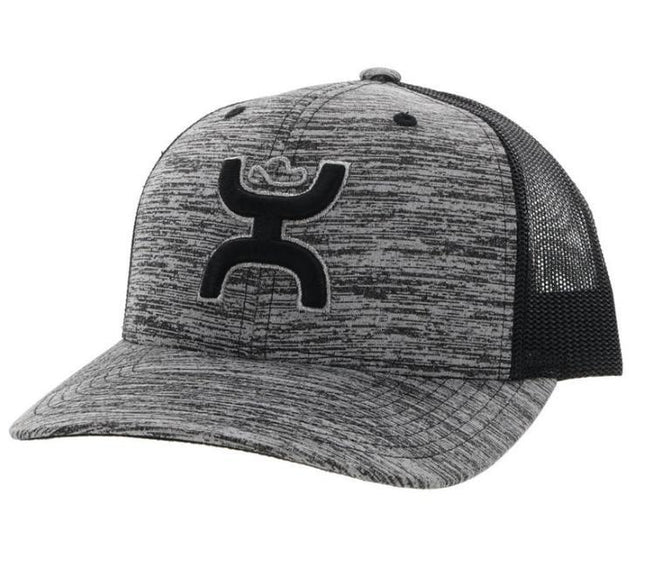 MENS HOOEY STERLING GREY AND BLACK SNAPBACK HAT
