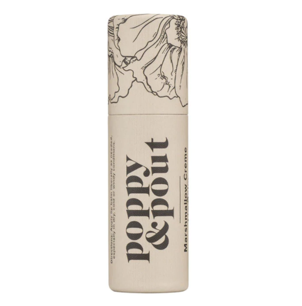 MARSHMALLOW CREME POPPY AND POUT CHAPSTICK