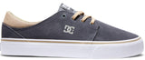 MEN'S DC TRASE DARK GREY SUEDE SHOES