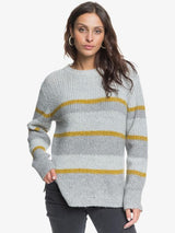 ROXY MUSTARD STRIPE SWEATER