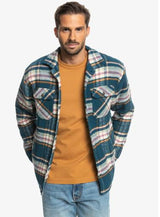 QUIKSILVER MENS BRAE LINED BUTTON UP SHAKCET