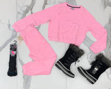 HOT PINK HURLEY CREW