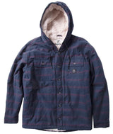 MENS VISSLA DARK NAVY TAYRONA SHERPA LINED JACKET
