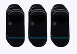 STANCE BLACK GAMUT 2 3 PACK NO SHOW SOCKS