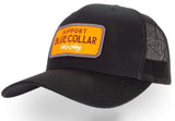 TROLL CO FORTIFY ORANGE PATCH BLACK CURVED BRIM SNAPBACK HAT