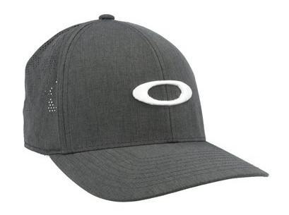 MENS OAKLEY CHARCOAL GOLF PRO FORMANCE HAT