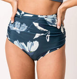 LAIE RUCHED HIGH RISE SWIM BOTTOMS