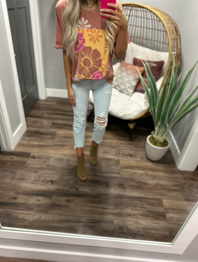 ROXY FLORALS OVERSIZED TEE