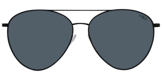 ISEA CHARLIE BLACK/SMOKE POLARIZED SUNGLASSES