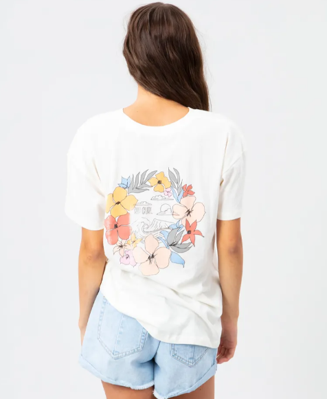 RIPCURL BONE BLOOM OVERSIZED TEE