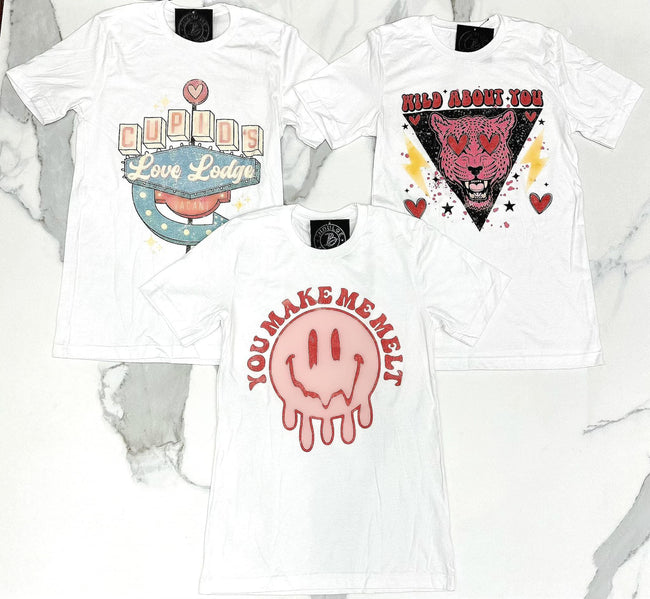 WHITE WILD ABOUT YOU GRAPHIC TEE