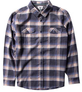 MENS VISSLA GRAPHITE CENTRAL COAST FLANNEL