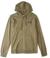 MENS ELEMENT NEON ICON ARMY GREEN LIGHT WEIGHT HOODIE