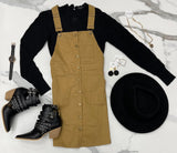 CAMEL OVERALL DRESS
