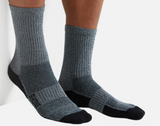 RHONE PREMIUM CREW TRAINING SOCK BLACK HEATHER