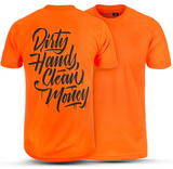 TROLL CO HI VIS ORANGE STACKED TEE