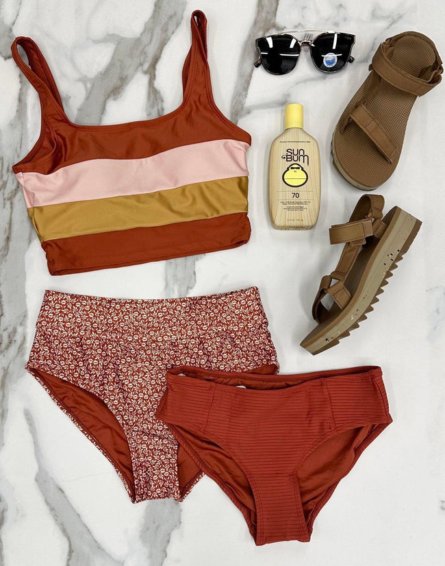 GOLD BLUFFS SWIM TOP